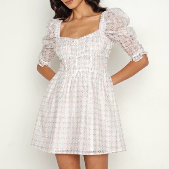 - NWT For love & lemons Libby Mini dress - Picture 1 of 4